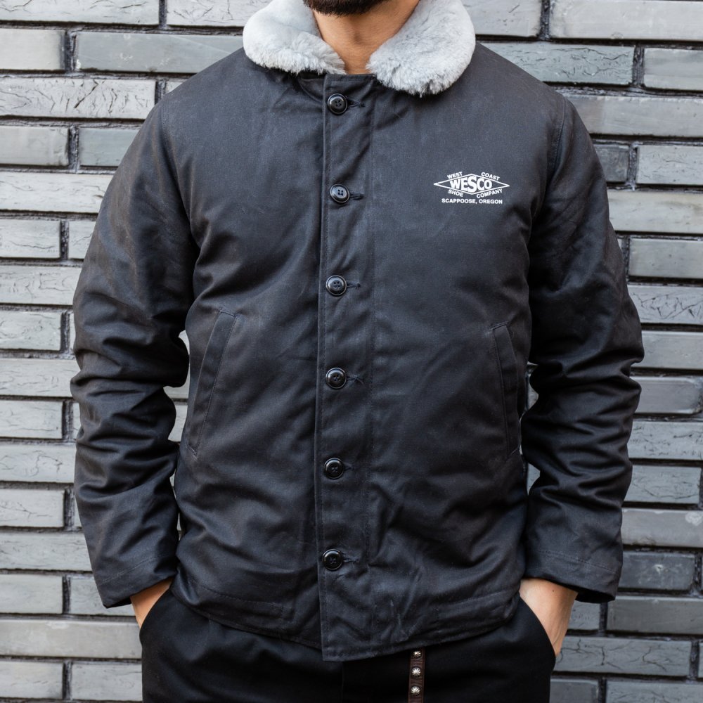 WESCO×DEHEN N-1 JACKET -Black/Silver- - WESCO JAPAN ONLINE SHOP