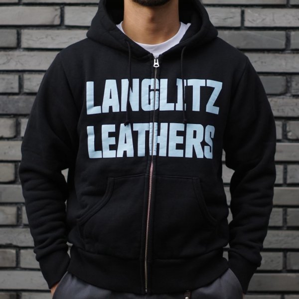 langlitz leathers パーカー　M　黒　ライダース