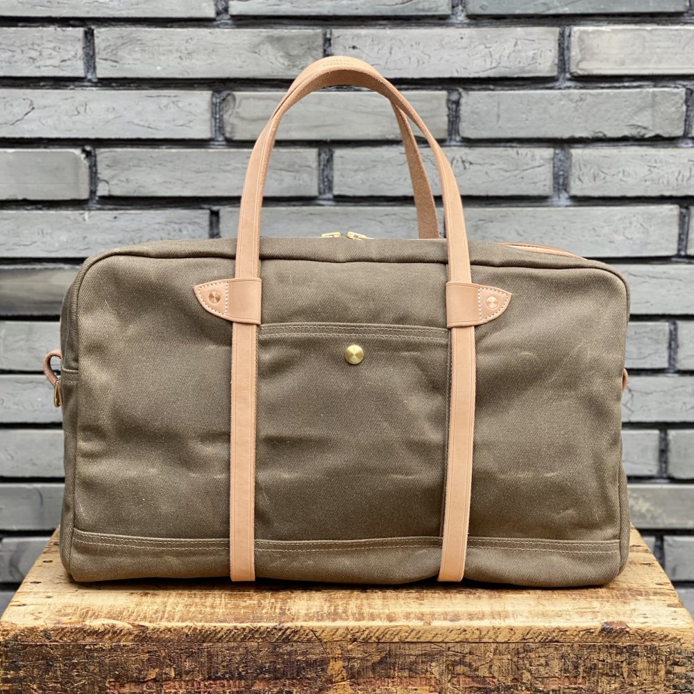 SHIP JOHN】Wagoner Duffle Bag〈Tan×Natural〉 - WESCO JAPAN ONLINE SHOP