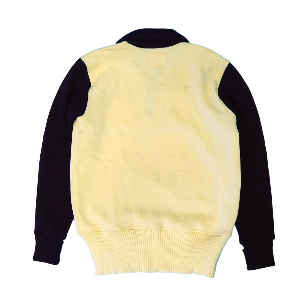【DEHEN】MOTORCYCLE SWEATER -OFF WHITE/BLACK- 4END