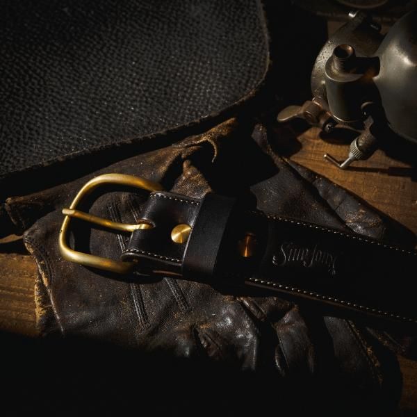 SHIP JOHN】Old No. 4 Belt -Black Horsehide-【日本限定