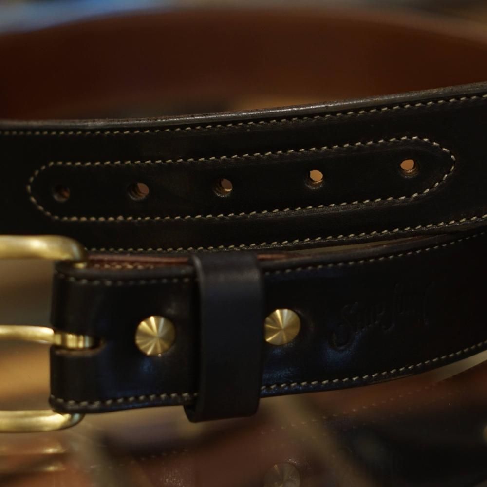 【SHIP JOHN】Old No. 4 Belt -Black Horsehide-【日本限定】- WESCO JAPAN ONLINE SHOP