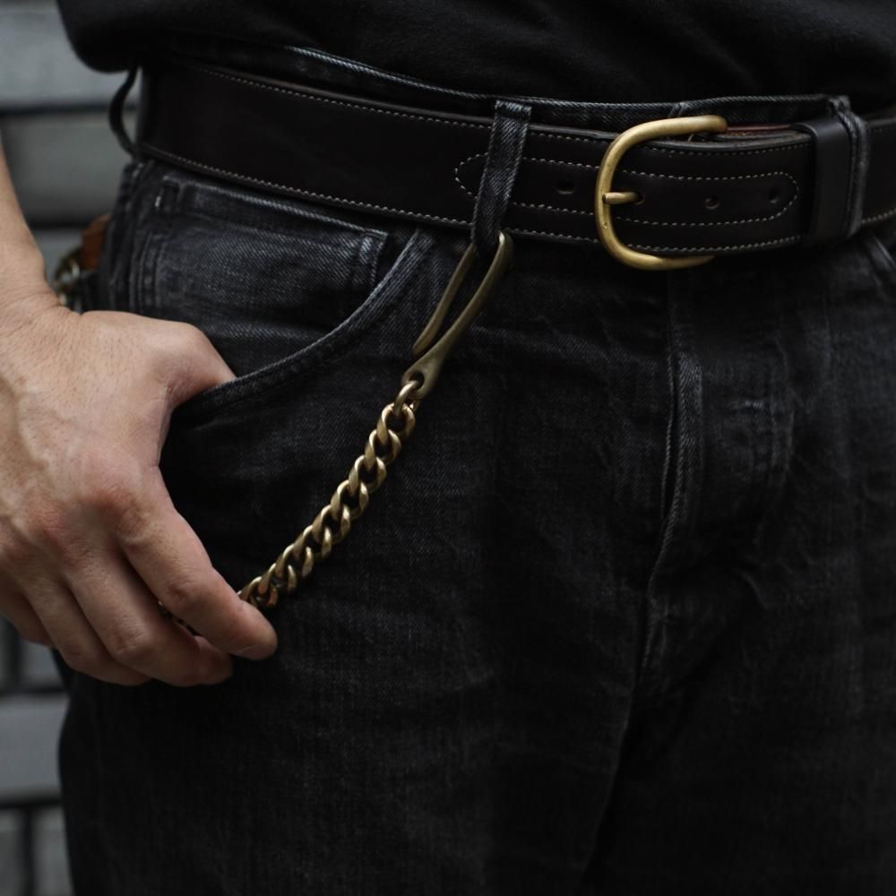 【SHIP JOHN】Old No. 4 Belt -Black Horsehide-【日本限定】- WESCO JAPAN ONLINE SHOP