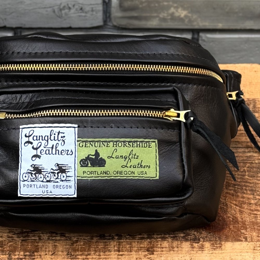 Langlitz Leathers】Outside Pocket Waist Bag(Horsehide) - WESCO ...