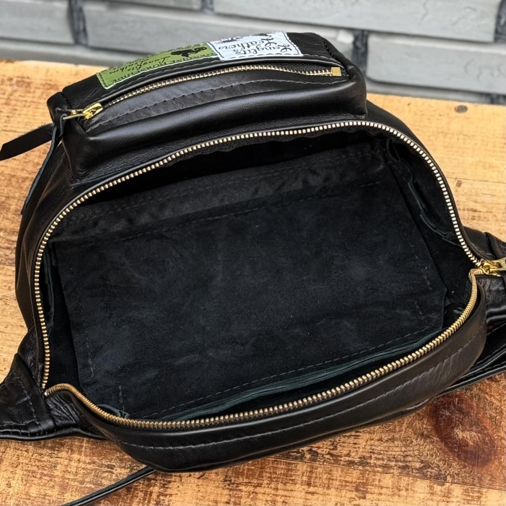 Langlitz Leathers】Outside Pocket Waist Bag(Horsehide) - WESCO