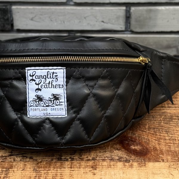 Langlitz Leathers】Padded Inside Pocket Waist Bag - WESCO JAPAN 