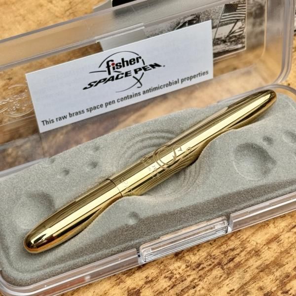 Ship John x Fisher<br>Space Pen - Raw Brass