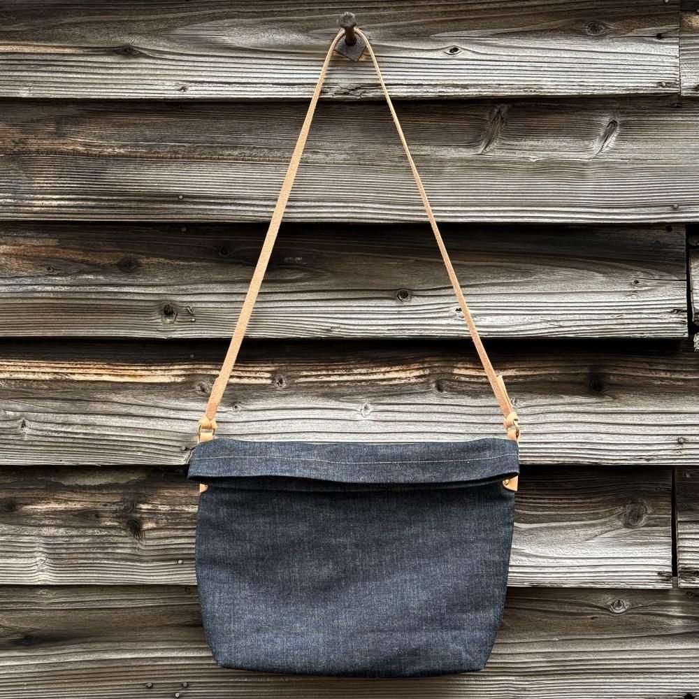 SHIP JOHN<br>Selvedge Musette bag - Indigo