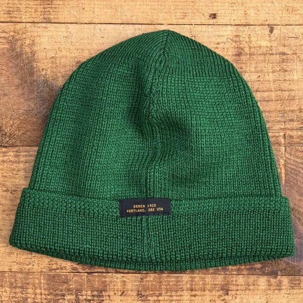 DEHEN<br>Wool Knit Watch Cap(2024SS) -Kelly Green-