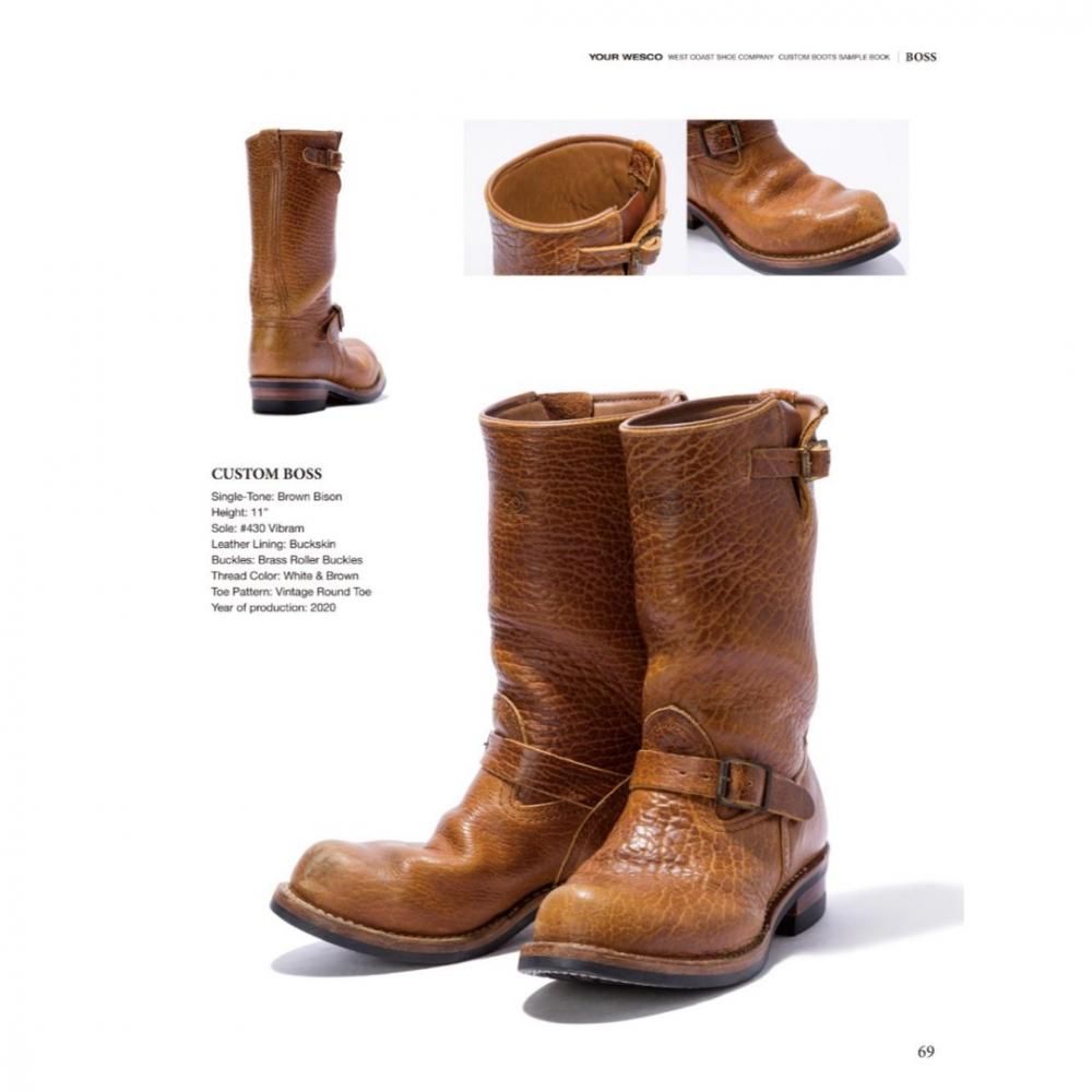 YOUR WESCO -WEST COAST SHOE COMPANY CUSTOM BOOTS SAMPLE BOOK-