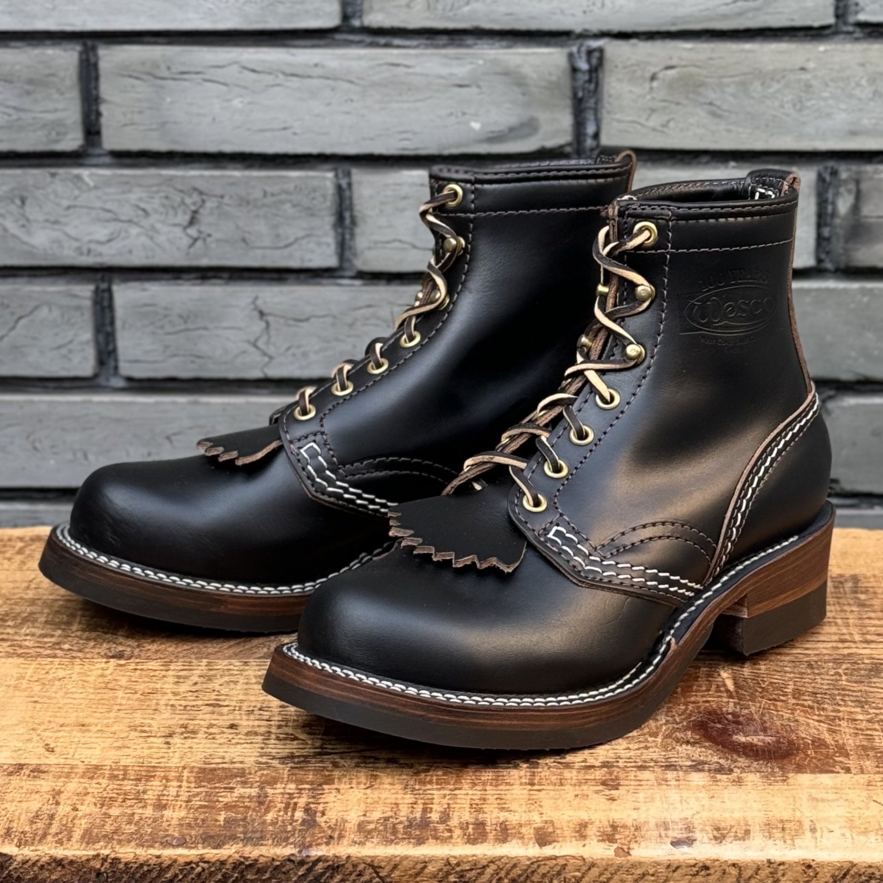 【限定モデル】Horween Black Horsehide Jobmaster #705 Double Midsoles -Regular Toe-  WESCO JAPAN ONLINE SHOP