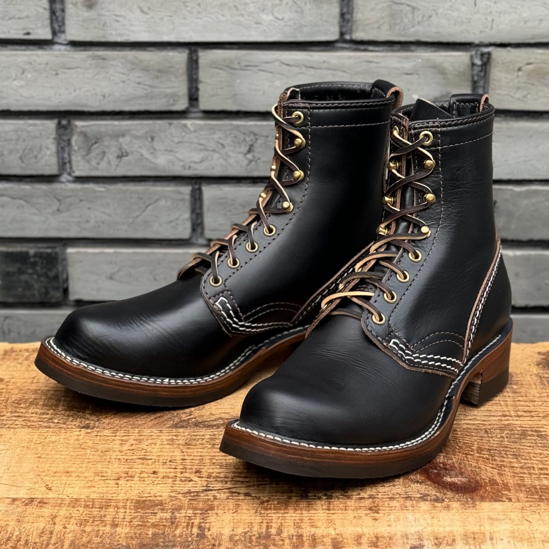 ڥȥå֡ġ<br>Horween Black Horsehide Jobmaster 8