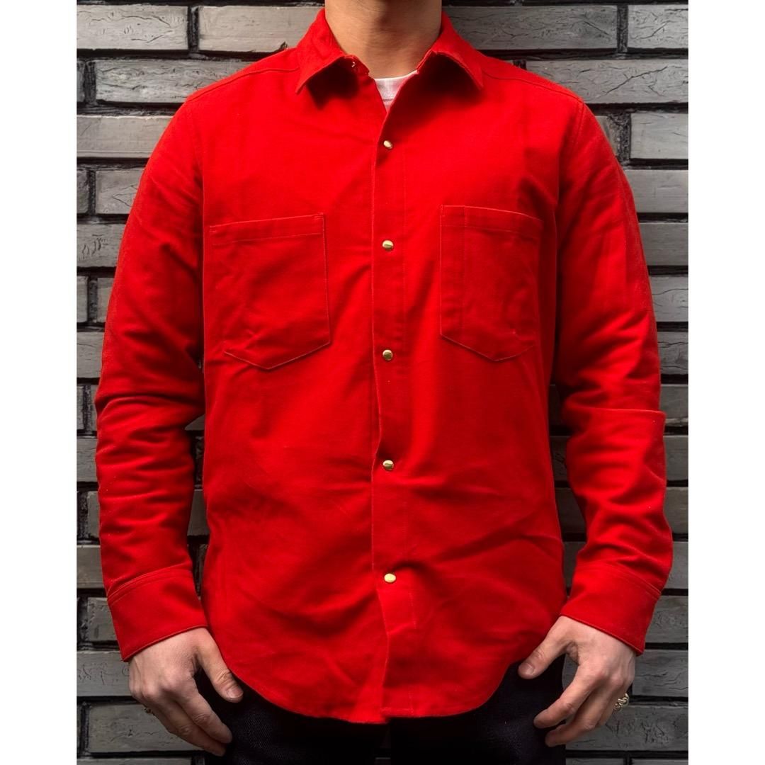 SHIP JOHN<br>Jerry Shirt - Heirloom Red Moleskin