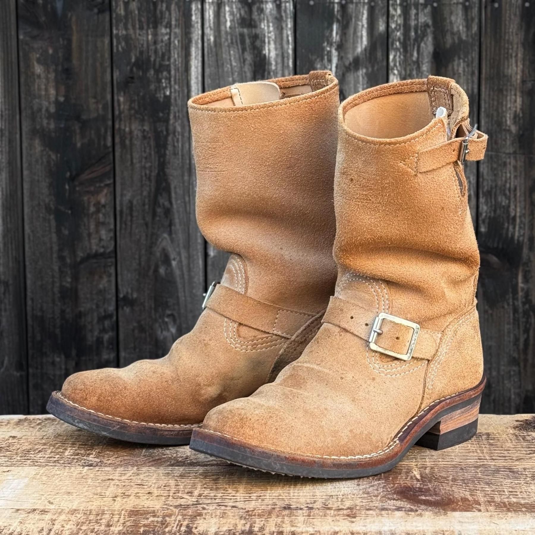 YOUR WESCOBE Roughout Narrow Wesco Engineer Boots BOSS 10