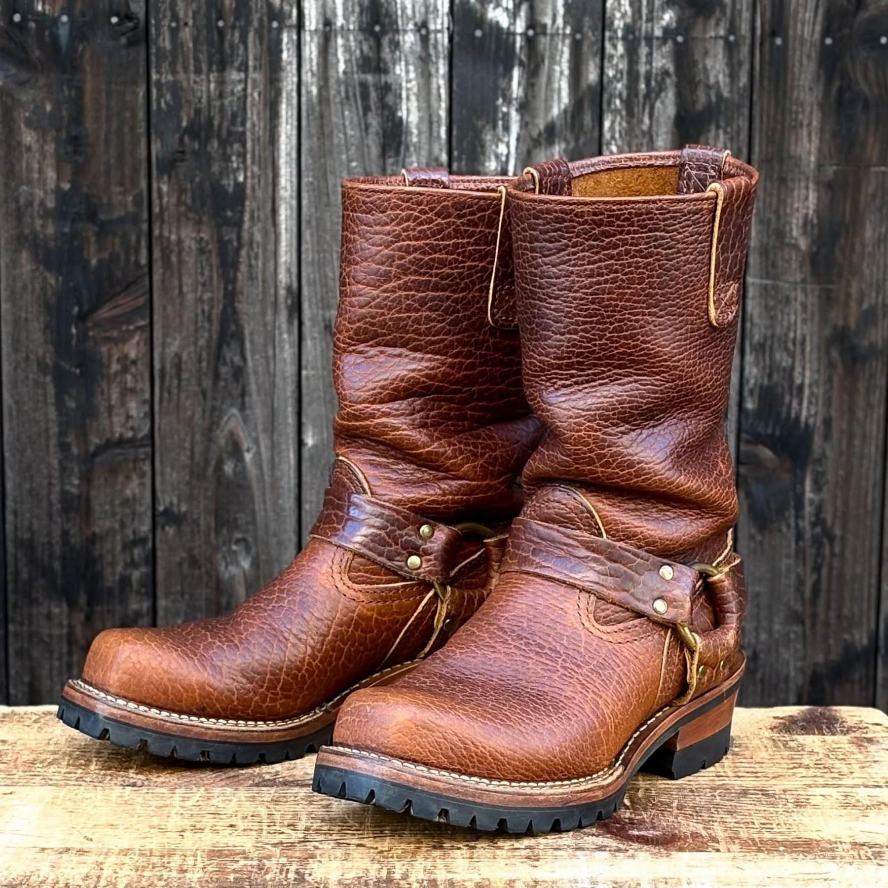 YOUR WESCO】HARNESS Brown Bison 11”Height #100 Vibram 〈8E