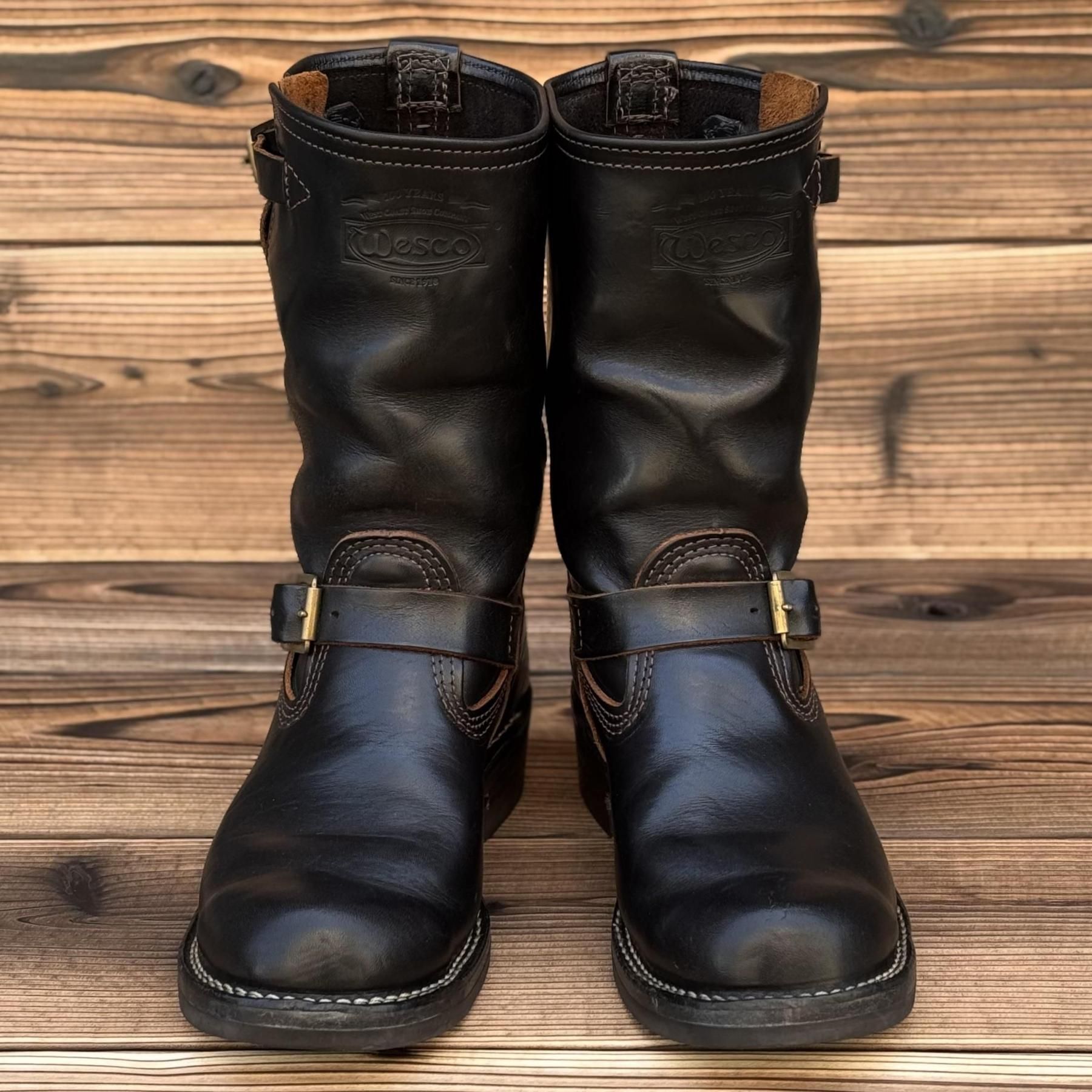 【送料0円】 BOSS WESCO】CENTURY YOUR Black 10 Horsehide 靴