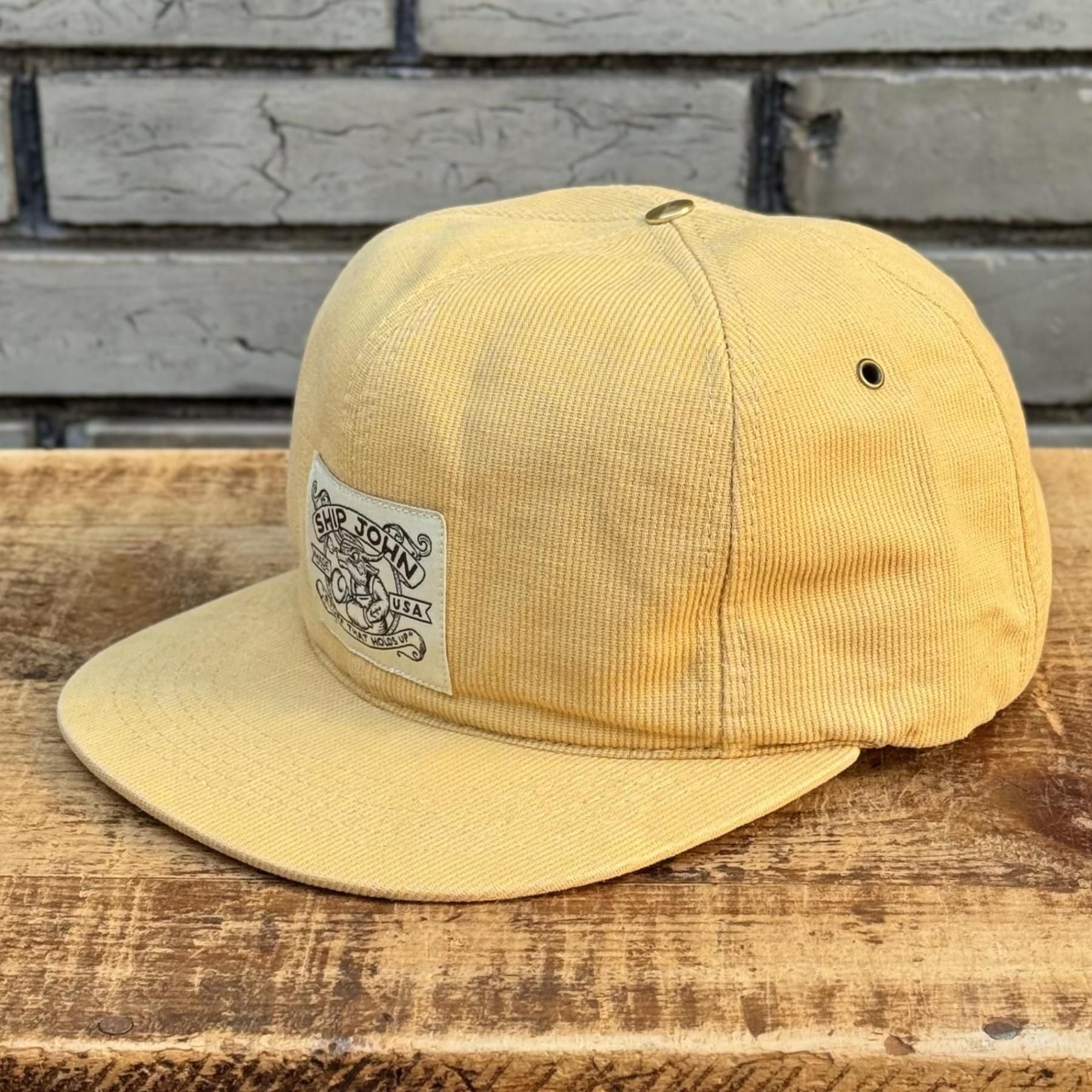 SHIP JOHN<br>Trucker Hat - Amber Corduroy