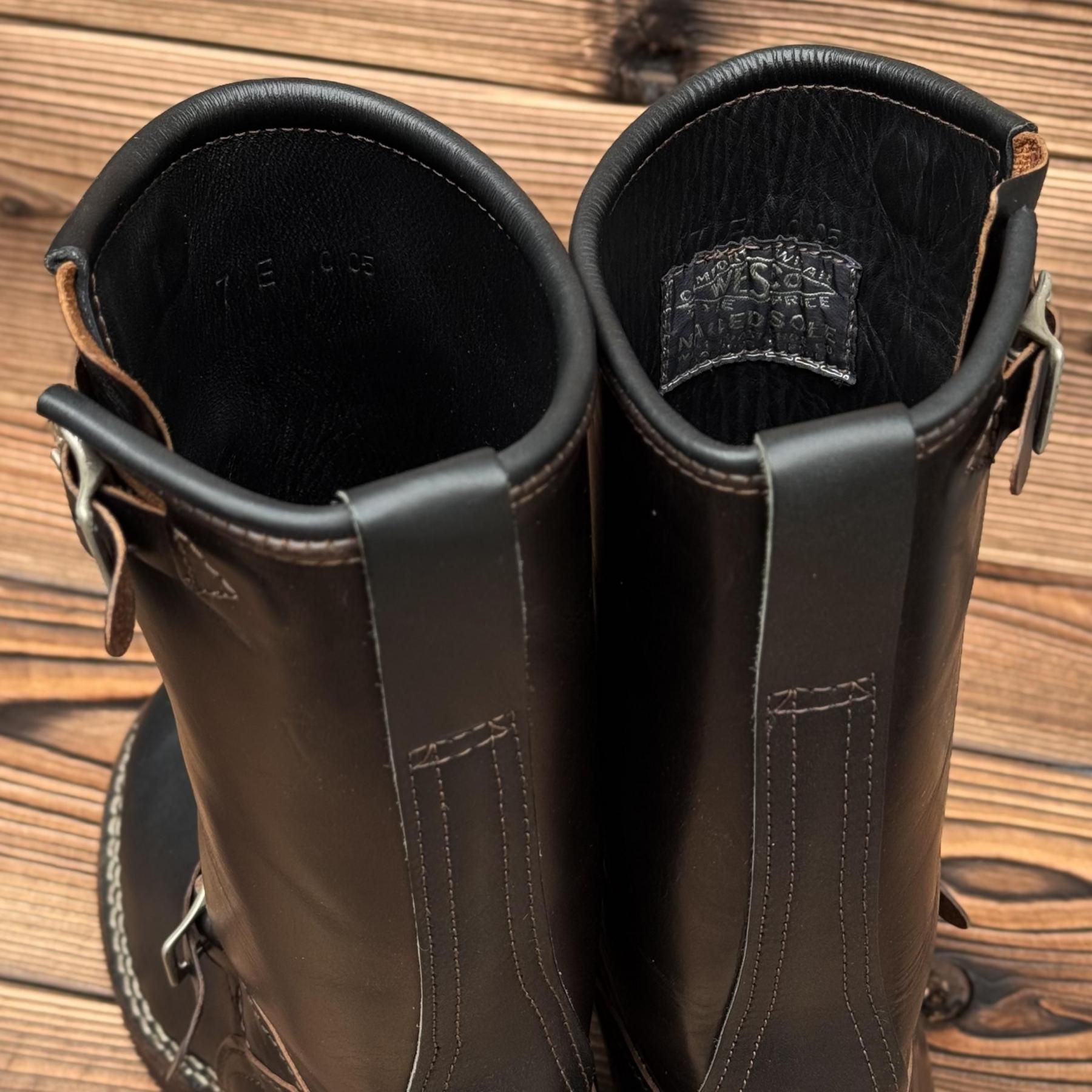 WESCO チャンピオンボス YOUR WESCO】CHAMPION BOSS Black Nautilus x Black Horsehide