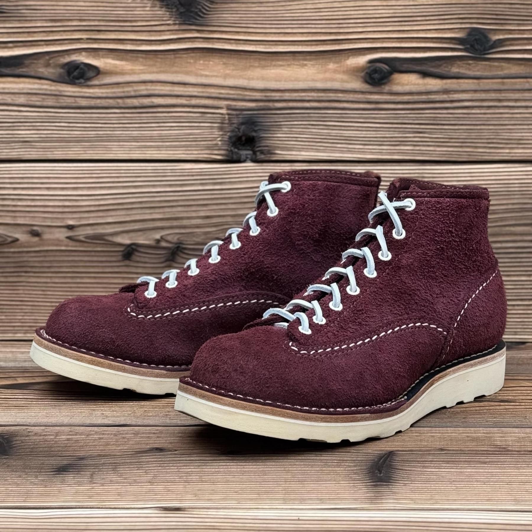 【美品】wesco jobmaster サイズ　6 1/2 E YOUR WESCO】JOBMASTER Roughout Purple 6