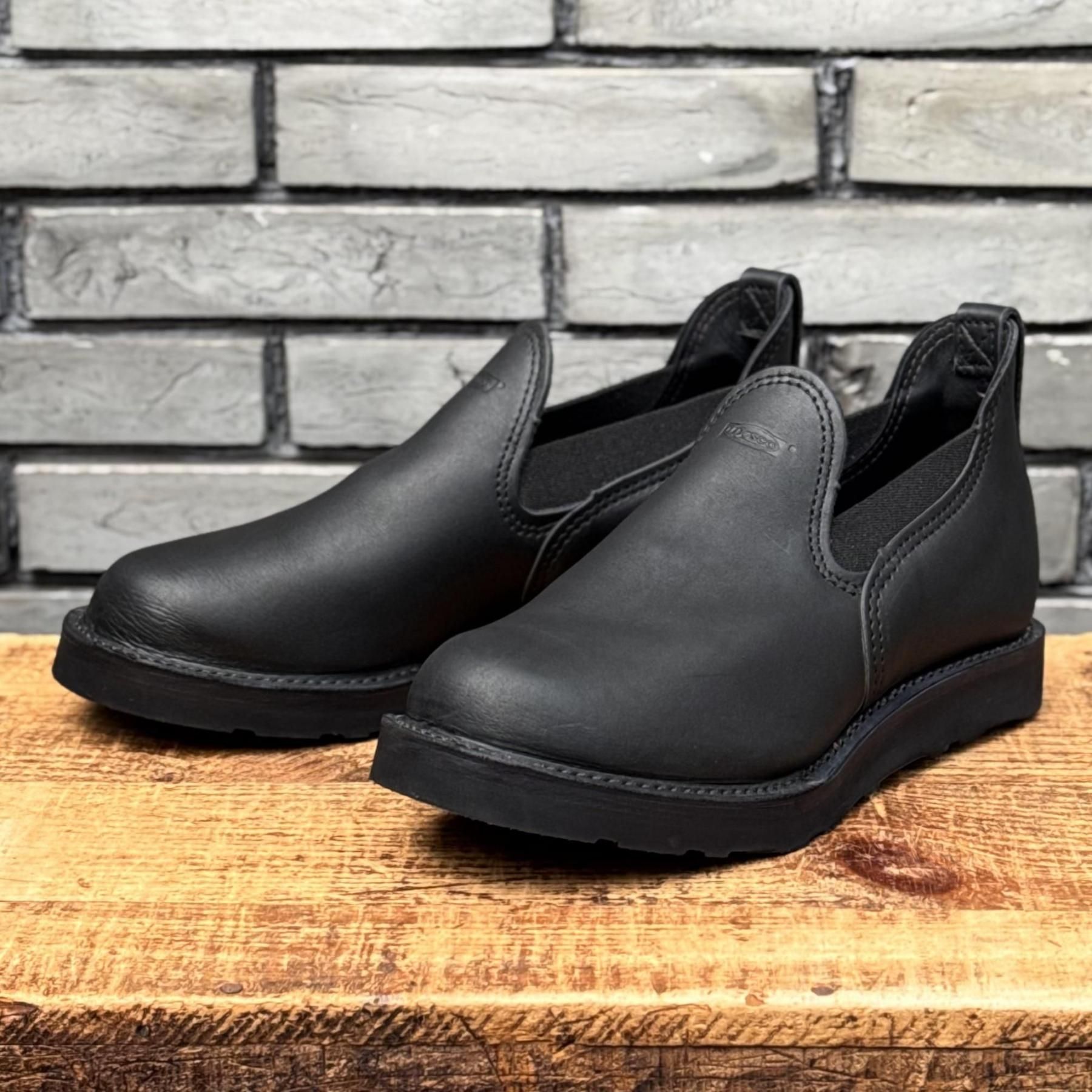 ڥᥤɡROMEO Black #4014Black Sole Black Stitching 