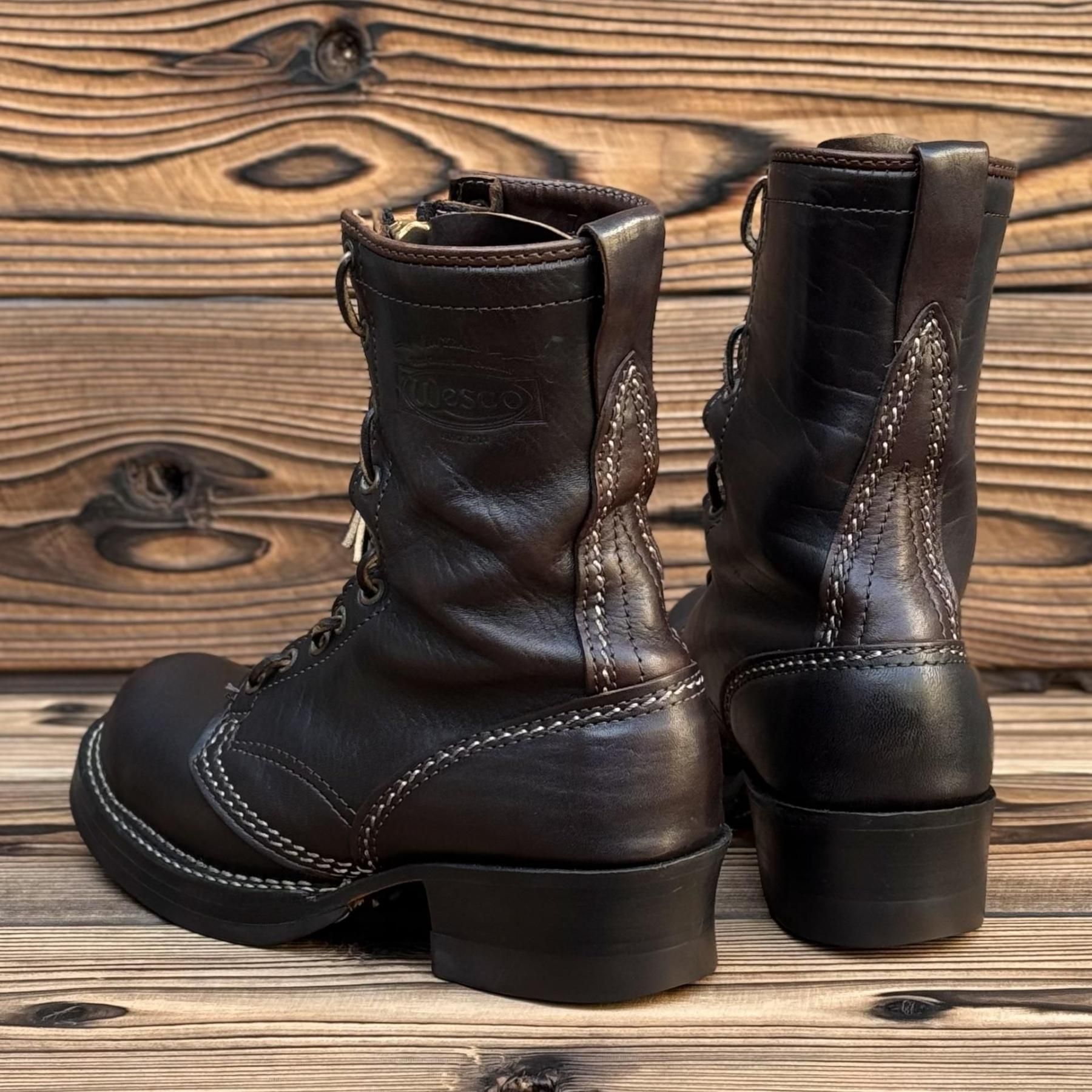 YOUR WESCO】JOBMASTER 1st Black Horsehide 10