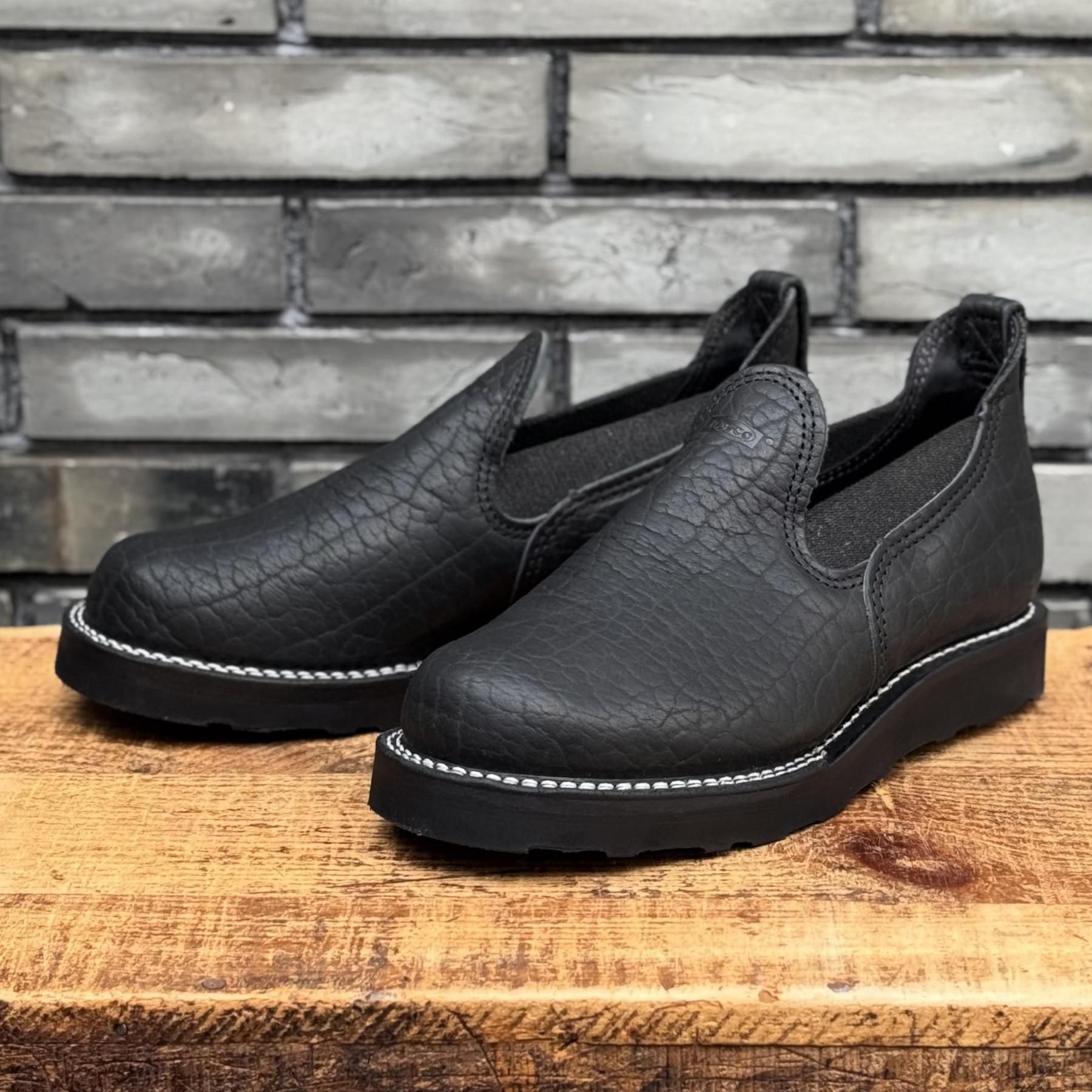 ڥȥå֡ġROMEO Black Bison #4014Black Sole Black Stitching8E