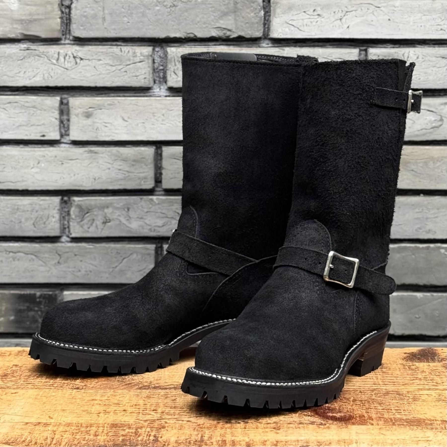 【ストックブーツ】BOSS Roughout Black 11