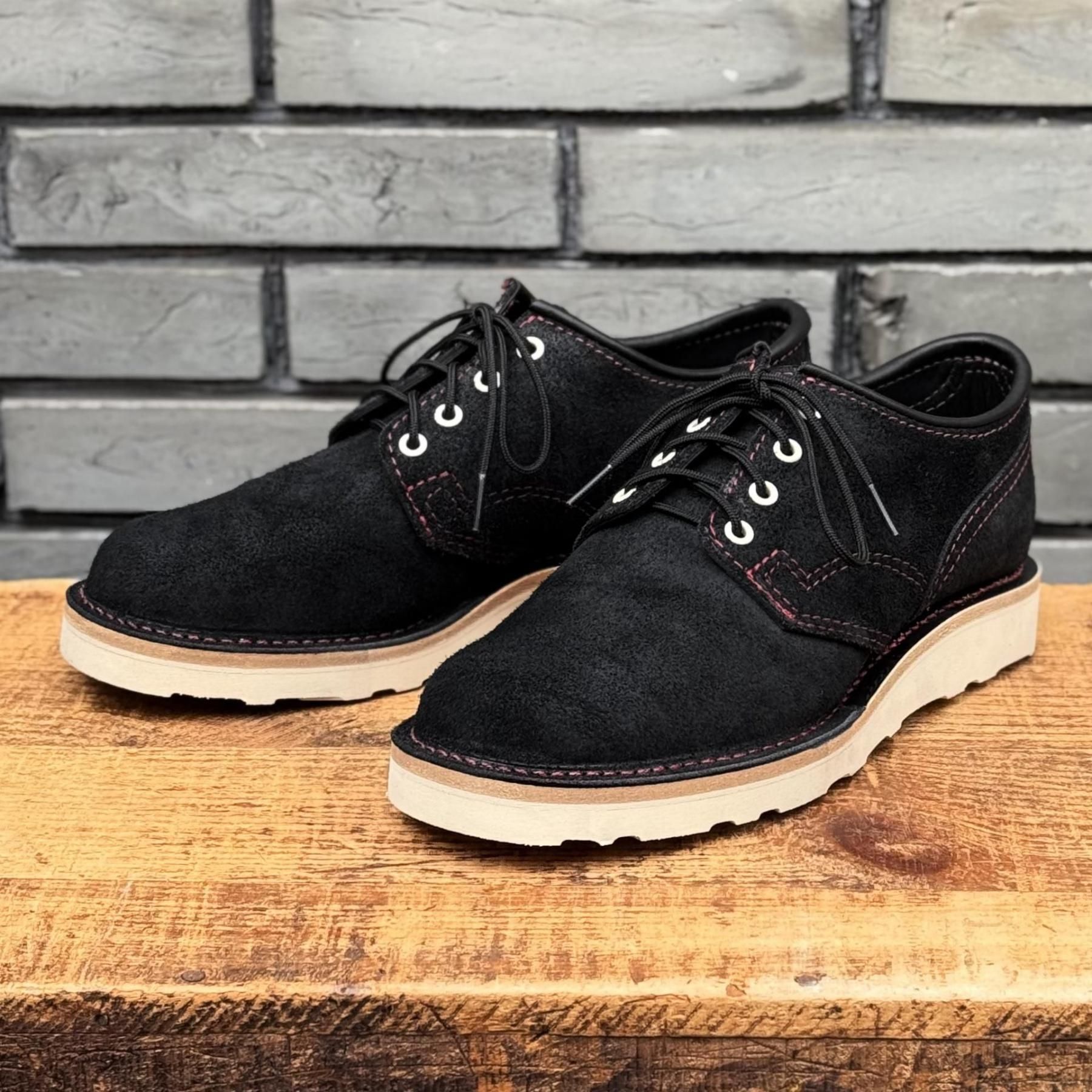 【オーダーメイド】JH CLASSICS Roughout Black #4014sole White Eyelets
