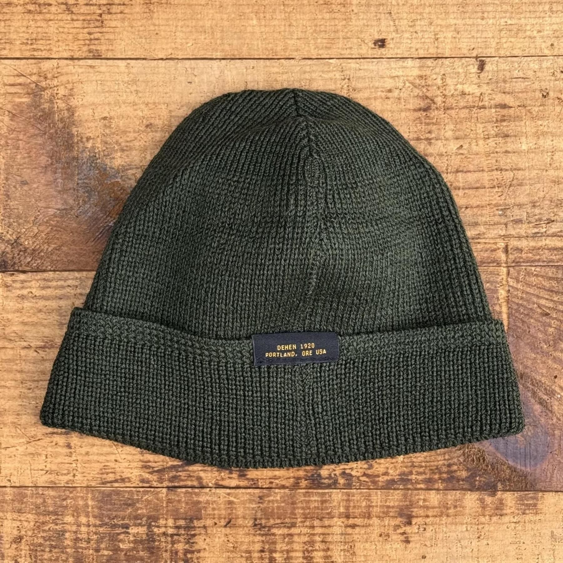 DEHEN<br>Wool Knit Watch Cap(2025FW) -Spruce-