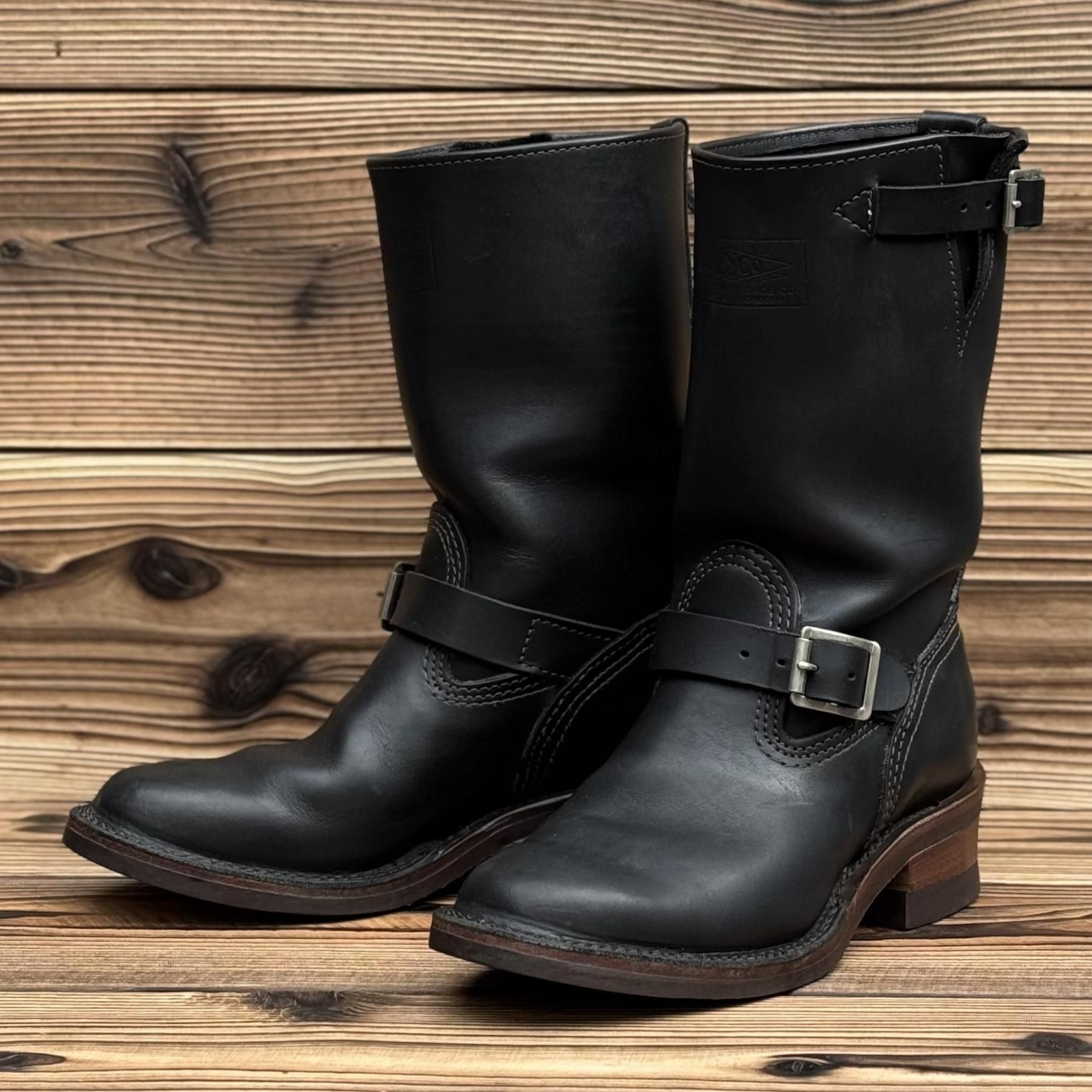 ��YOUR WESCO��Narrow Wesco Engineer Boots Black Fire 10