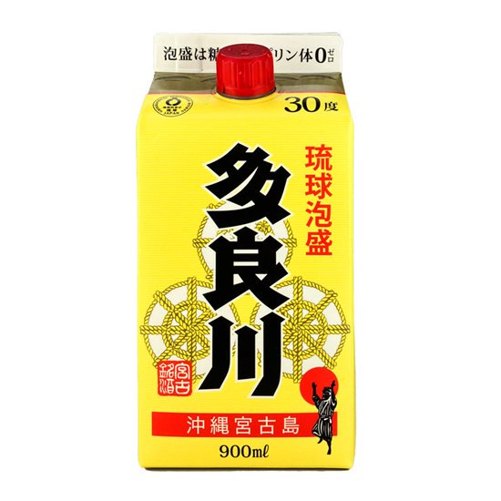 泡盛 多良川 / 琉球王朝 5号縄巻き壺 30度,900ml / 琉球泡盛 沖縄