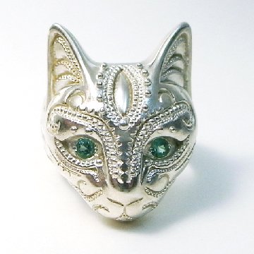 猫　 指輪　リング　ラ・ムー　- BIGBLACKMARIA　ONLINE SHOP シルバー　アクセサリー　オンラインショップ