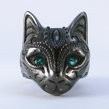 猫　 指輪　リング　ラ・ムー　- BIGBLACKMARIA　ONLINE SHOP シルバー　アクセサリー　オンラインショップ