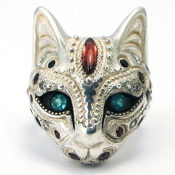 猫 指輪　リング　ラ・ムー　 - BIGBLACKMARIA　ONLINE SHOP シルバー　アクセサリー　オンラインショップ