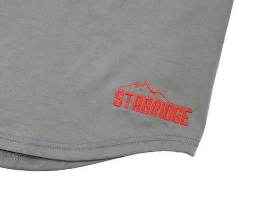 L STABRIDGE MARMOT Back Logo Crew Tシャツ
