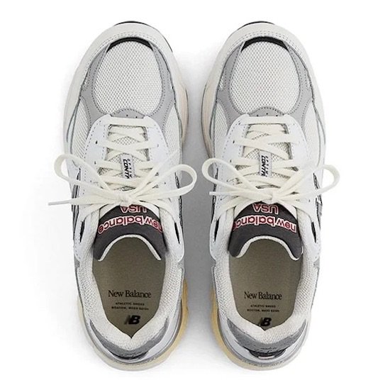 新品登場 NEW BALANCE◇ローカットスニーカー/27cm/WHT/M990AL3 28.0cm