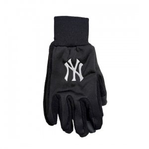 NEW YORK YANKEES OFFICIAL TOUCH PANEL GLOVE (BLACK)