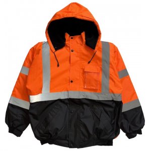 CONSTRUCTION REFLECTIVE JACKET (SAFETY ORANGE x BLACK)