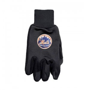 NEW YORK METS OFFICIAL TOUCH PANEL GLOVE (BLACK)