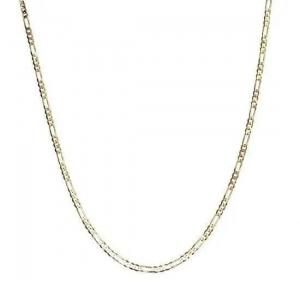 14K GOLD CHAIN (FIGARO) 22 inch - 2