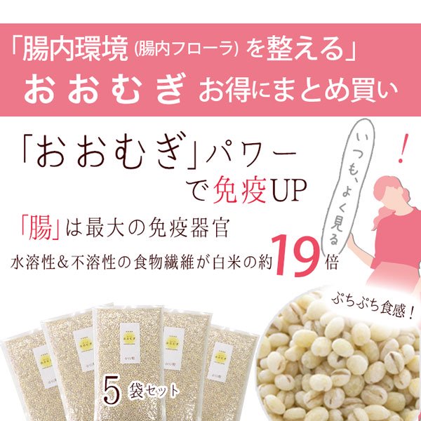 腸内環境を整える」ーおおむぎーお得にまとめ買い