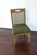 【横ストレッチ】スペイン製チェアカバー（椅子カバー）：ネパ　座面２枚組又は背付２枚組