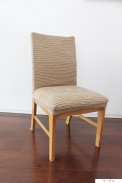 【縦横ストレッチ】スペイン製チェアカバー（椅子カバー）：リリオス　座面２枚組又は背付２枚組