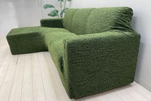 <img class='new_mark_img1' src='https://img.shop-pro.jp/img/new/icons29.gif' style='border:none;display:inline;margin:0px;padding:0px;width:auto;' />【縦横ストレッチ】イタリア製ソファーカバー:「Newヴェルデ」カウチ3人掛用12100円