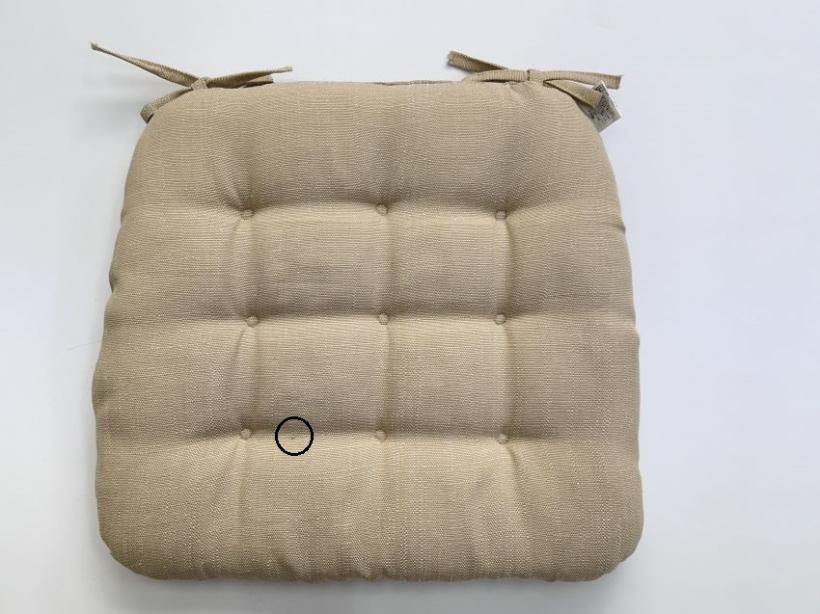 【訳あり】スペイン生地の丈夫なシートクッション4枚組3600円(返品交換不可)