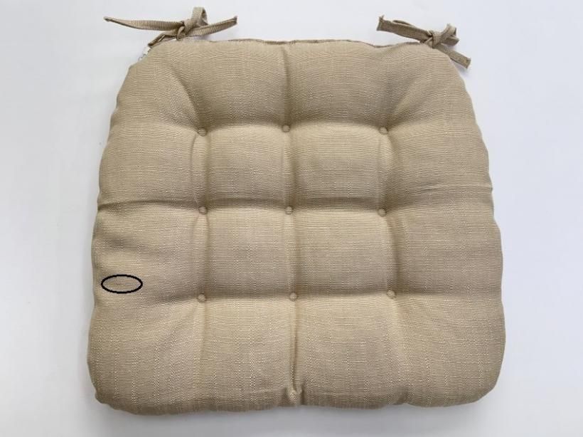 【訳あり】スペイン生地の丈夫なシートクッション4枚組3600円(返品交換不可)