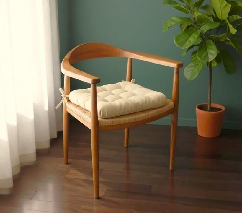 【訳あり】スペイン生地の丈夫なシートクッション4枚組3600円(返品交換不可)