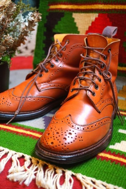 ENGLAND《Tricker's》COUNTRY BOOTS(ヴィンテージブーツ/トリッカーズ