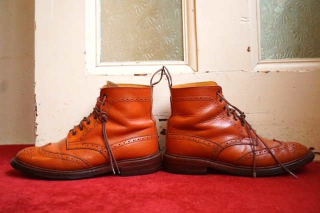 ENGLAND《Tricker's》COUNTRY BOOTS(ヴィンテージブーツ/トリッカーズ 