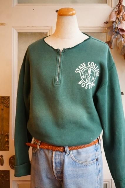 USA VINTAGE 1950's《Russell》BOSTON COLLEGE SWEAT